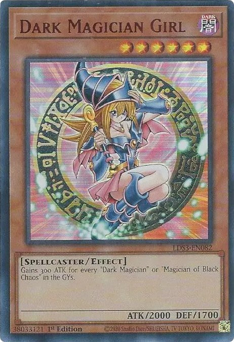 Dark Magician Girl (Red) [LDS3-EN082] Ultra Rare