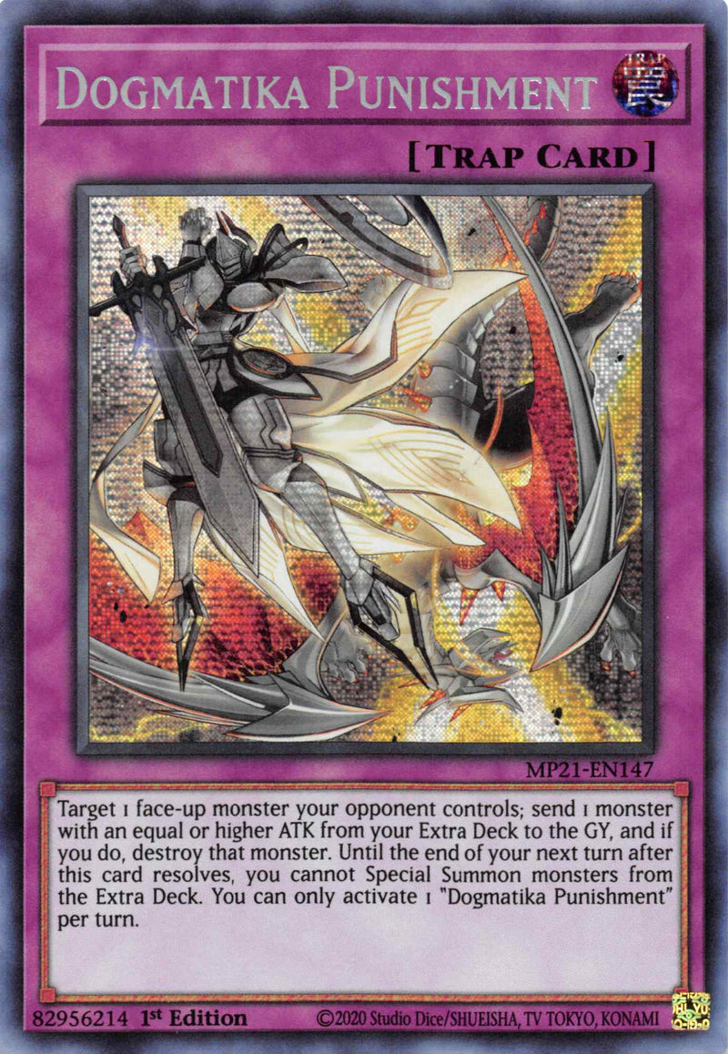 Dogmatika Punishment [MP21-EN147] Prismatic Secret Rare