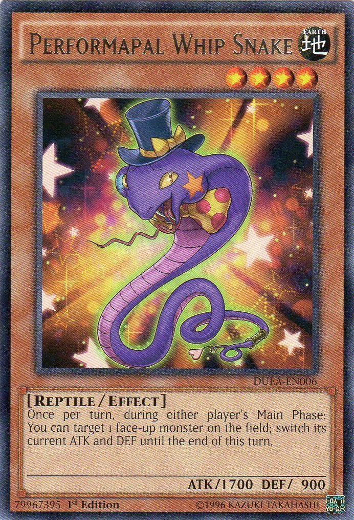 Performapal Whip Snake [DUEA-EN006] Rare