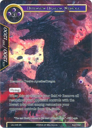 Dimension Dragon, Nidhogg (Full Art) (LEL-035) [Legacy Lost]