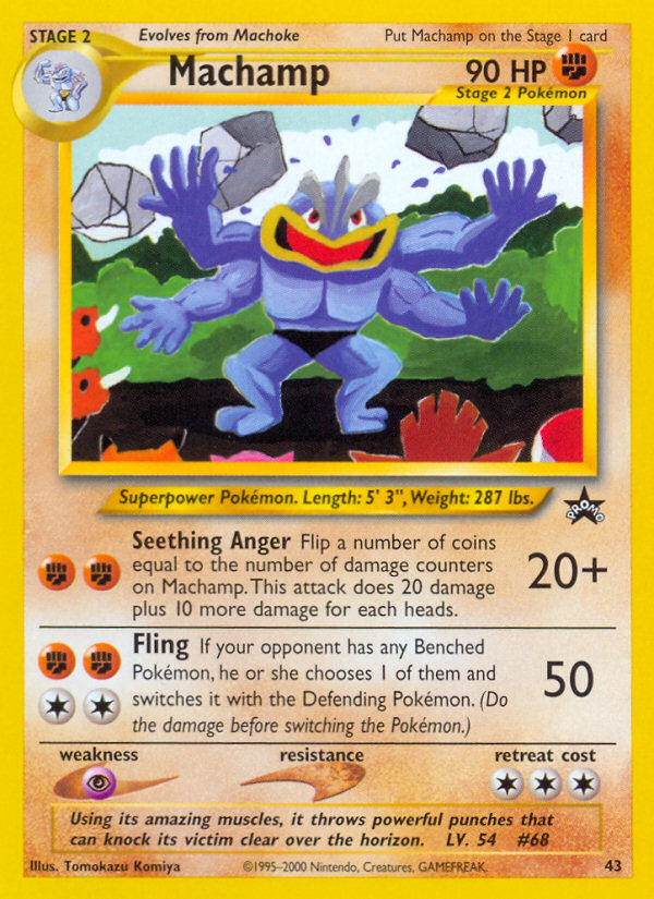 Machamp (43) [Wizards of the Coast: Black Star Promos]