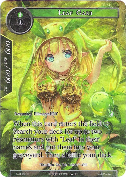 Leaf Garb (Full Art) (ADK-101) [Advent of the Demon King]