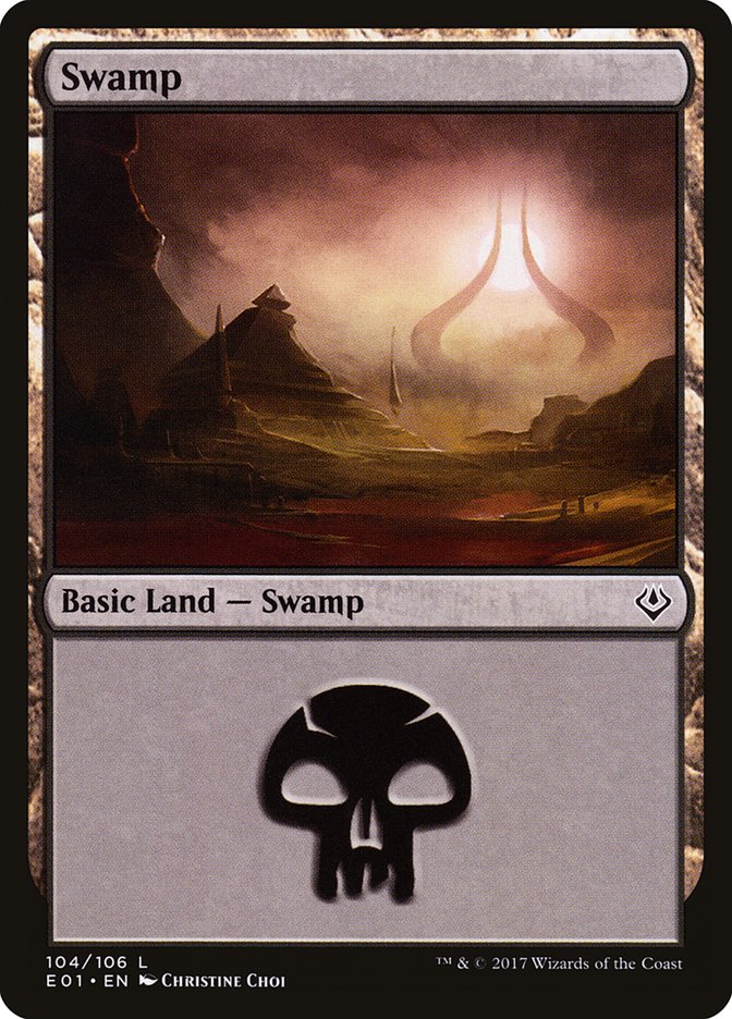 Swamp (104) [Archenemy: Nicol Bolas]