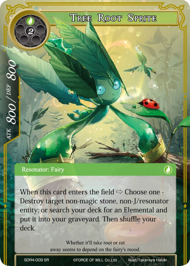 Tree Root Sprite (SDR4-009) [Starter Deck: Reiya Cluster]