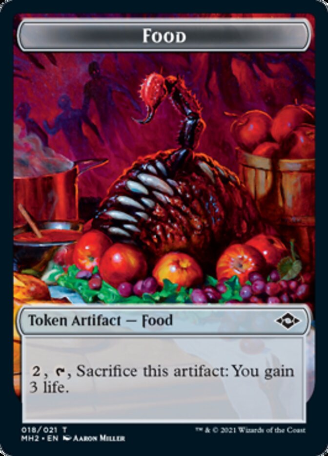 Construct // Food (18) Double-Sided Token [Modern Horizons 2 Tokens]