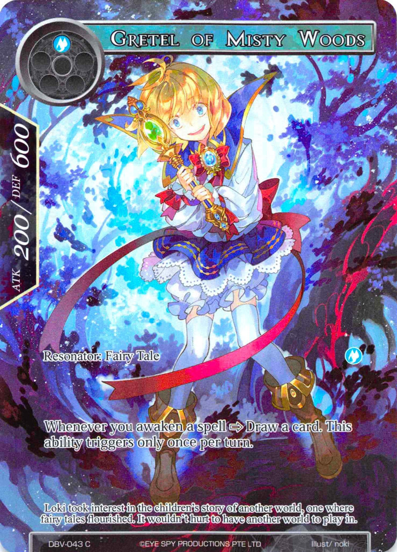 Gretel of Misty Woods (Full Art) (DBV-043) [The Decisive Battle of Valhalla]