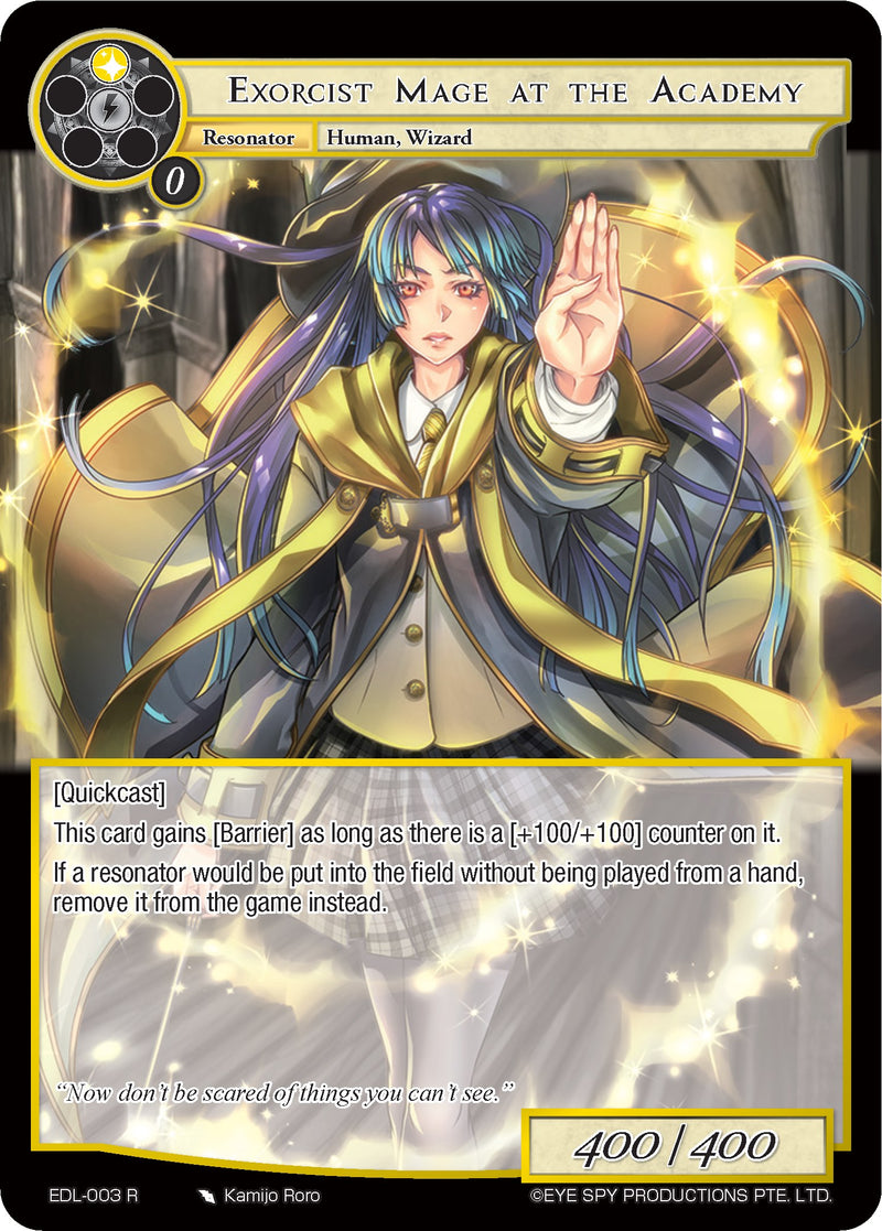 Exorcist Mage at the Academy (EDL-003) [The Epic of the Dragon Lord]