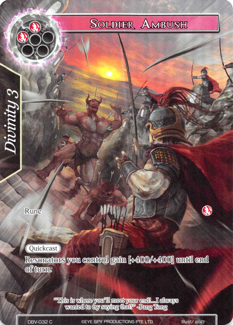 Soldier Ambush (Full Art) (DBV-032) [The Decisive Battle of Valhalla]