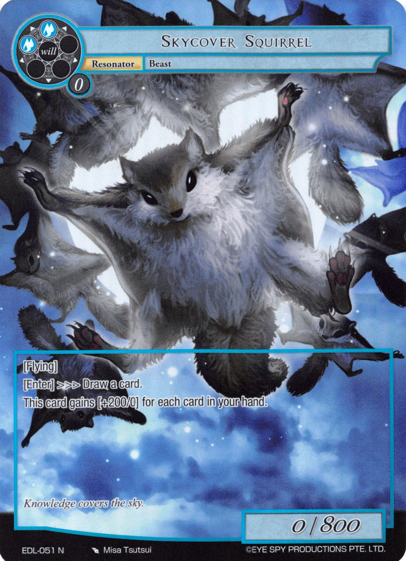 Skycover Squirrel (Full Art) (EDL-051) [The Epic of the Dragon Lord]