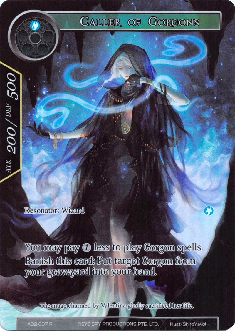 Caller of Gorgons (Full Art) (AO2-007) [Alice Origin II]