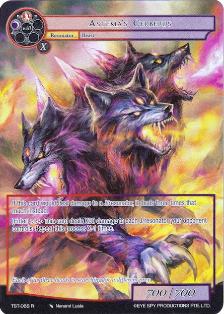 Astema's Cerberus (Full Art) (TST-068) [The Seventh]