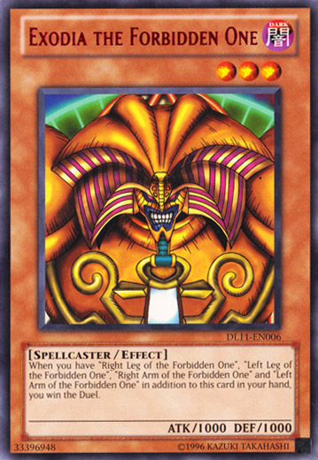 rare exodia cards The Legendary Incarnate (Secret Rare) Effect Monster Yu-Gi-Oh! TCG Custom Exodia Ghost