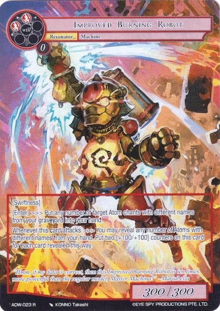 Improved Burning Robot (Full Art) (ADW-023) [Assault into the Demonic World]