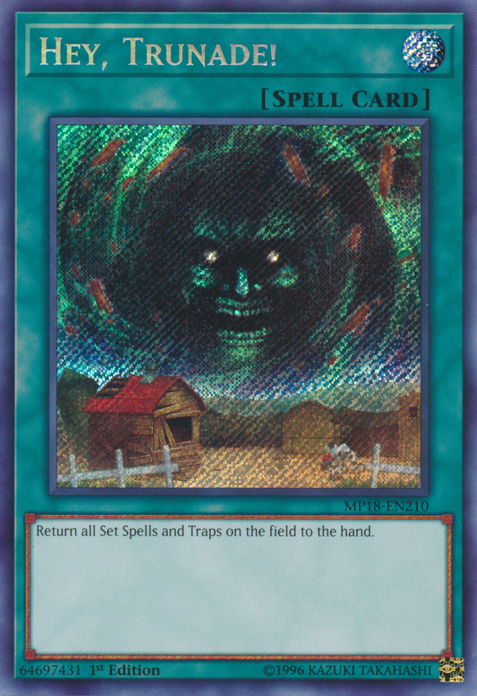 Hey, Trunade! [MP18-EN210] Secret Rare