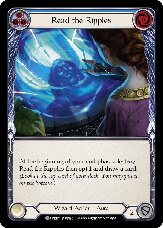 Read the Ripples (Blue) [UPR178] (Uprising)  Rainbow Foil