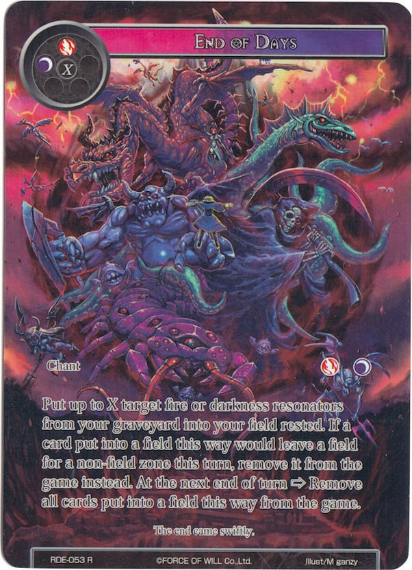 End of Days (Full Art) (RDE-053) [Return of the Dragon Emperor]