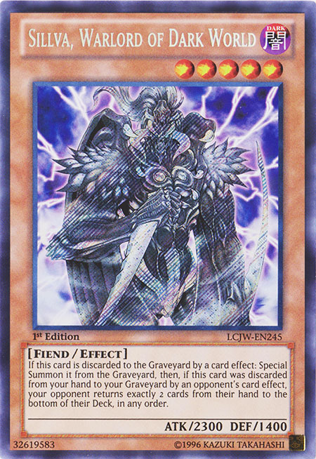 Sillva, Warlord of Dark World [LCJW-EN245] Secret Rare