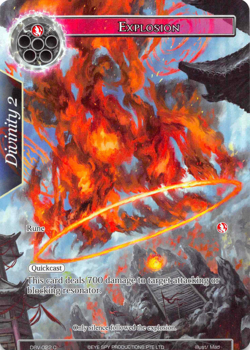 Explosion (Full Art) (DBV-022) [The Decisive Battle of Valhalla]