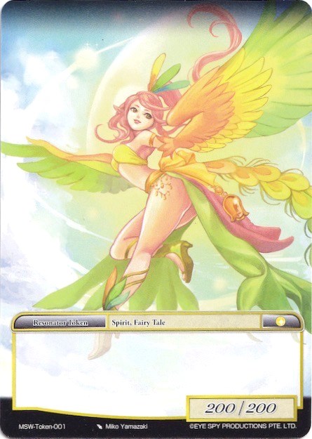 Spirit, Fairy Tale Token (MSW Token-001) (MSW Token-001) [The Magic Stone War - Zero]