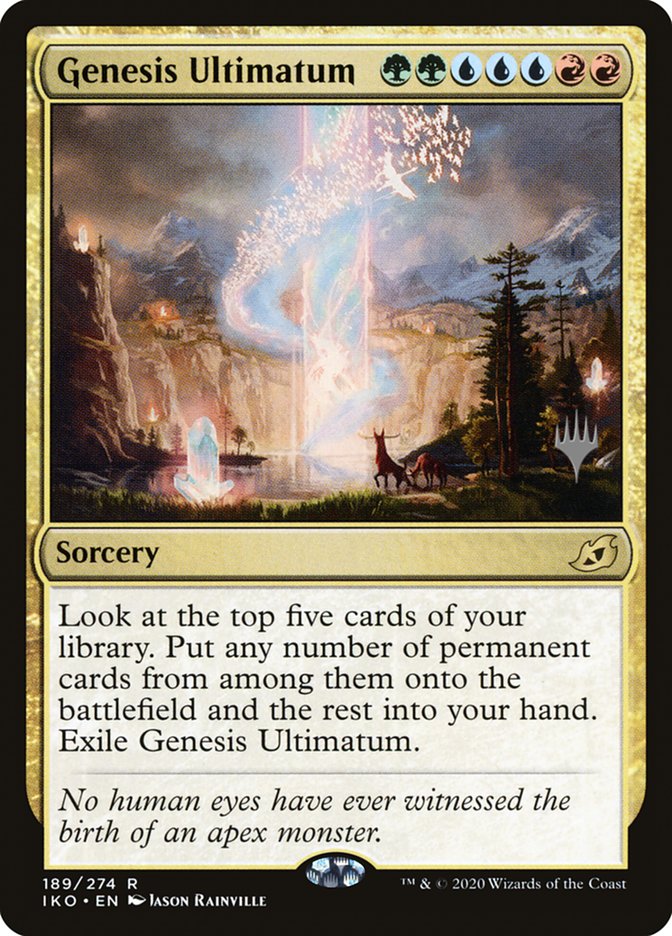 Genesis Ultimatum (Promo Pack) [Ikoria: Lair of Behemoths Promos]