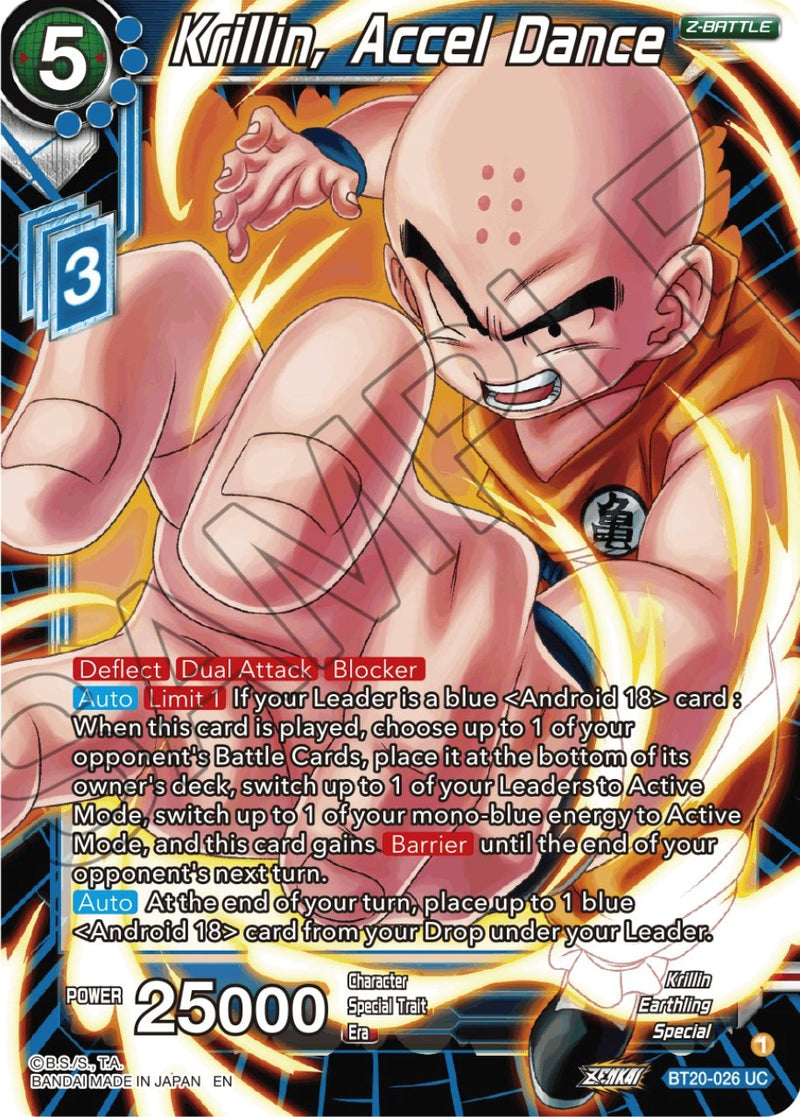 Krillin, Accel Dance (BT20-026) [Power Absorbed]