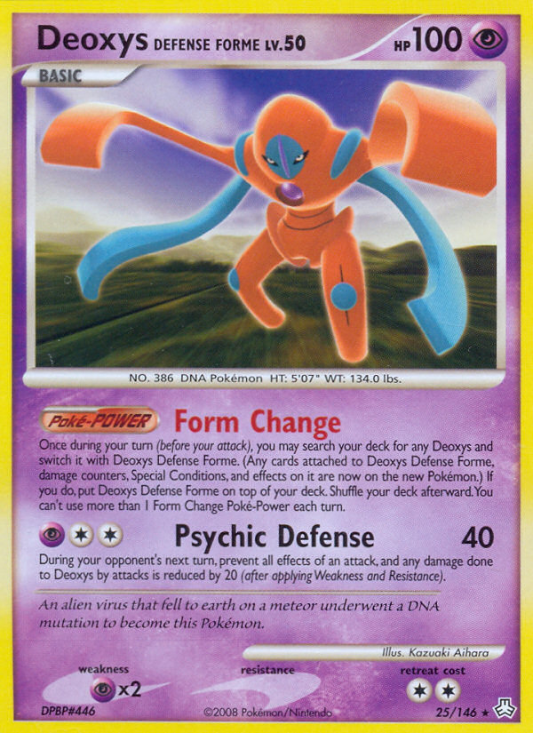 Deoxys Defense Forme (25/146) [Diamond & Pearl: Legends Awakened]