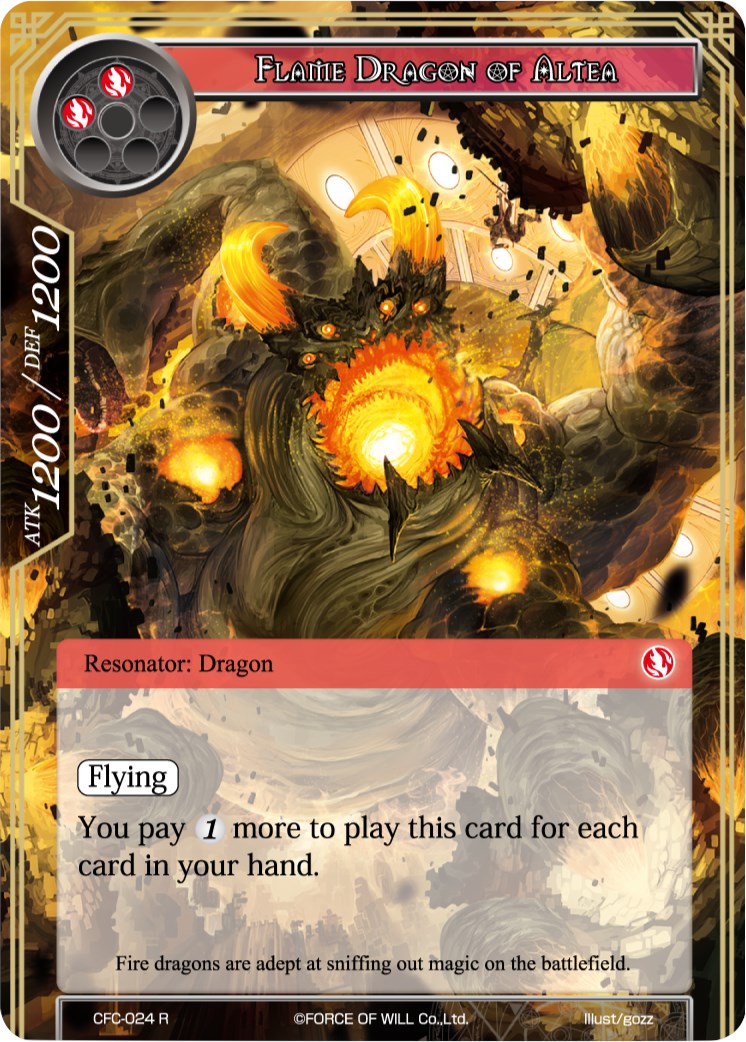 Flame Dragon of Altea (Textured Foil) (CFC-024) [Curse of the Frozen Casket]