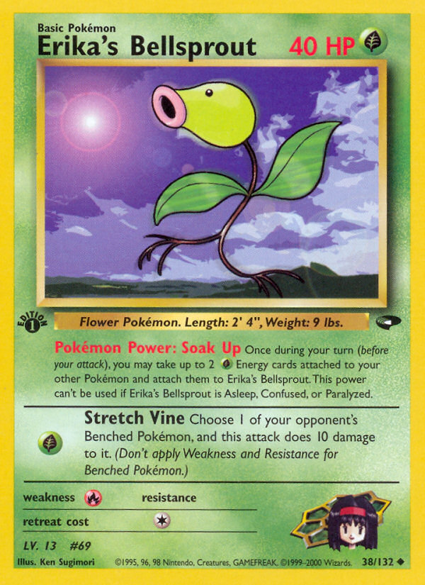 Erika's Bellsprout (38/132) [Gym Challenge 1st Edition]