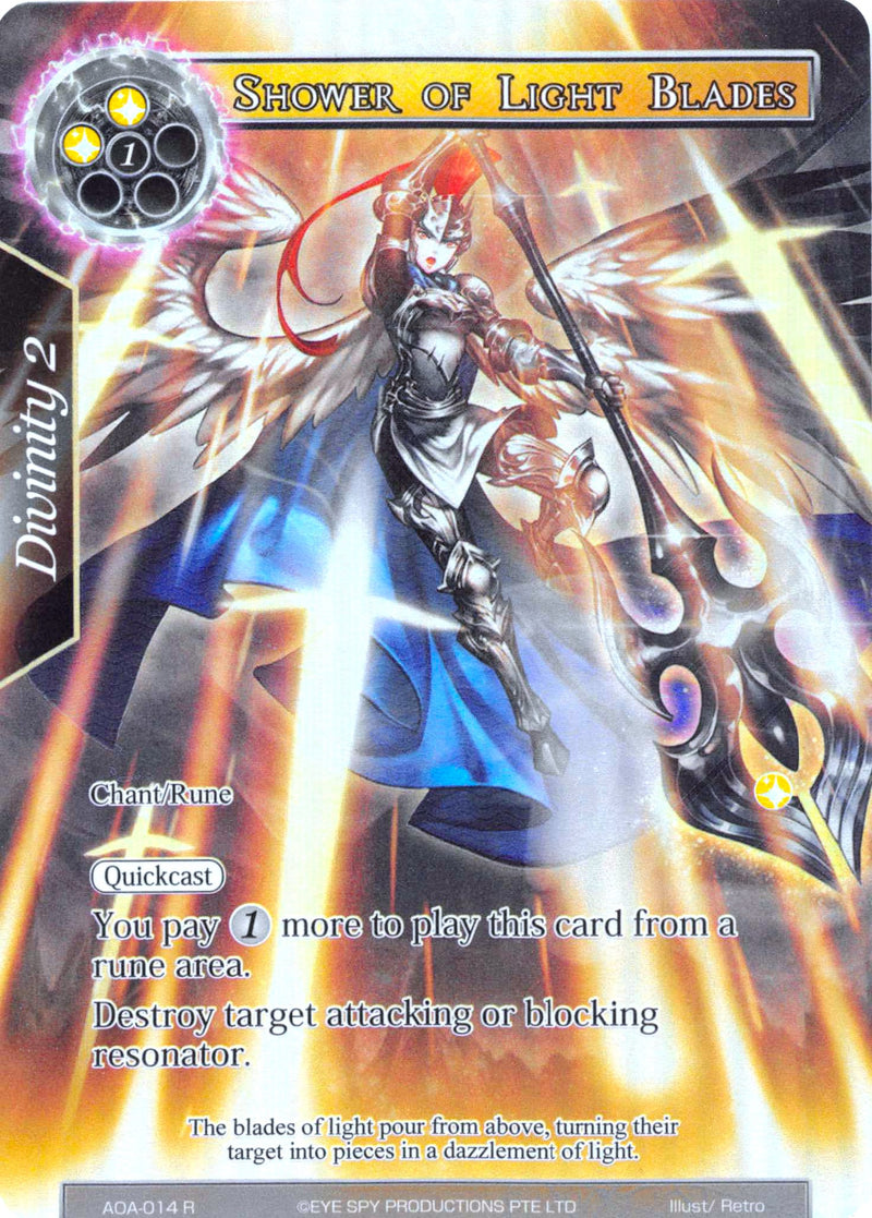 Shower of Light Blades (Full Art) (AOA-014) [Awakening of the Ancients]