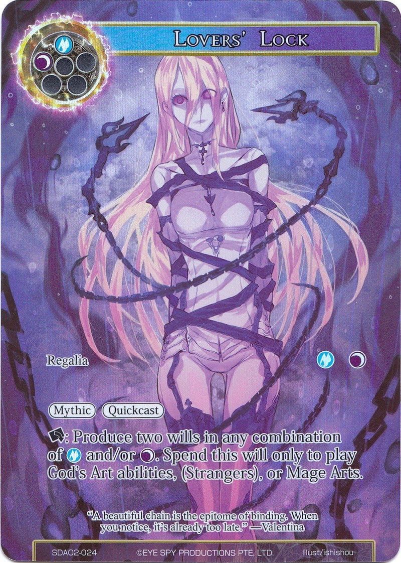 Lovers' Lock (Full Art) (SDAO2-024) [Alice Origin II Starter Deck]