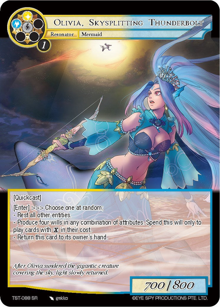 Olivia, Skysplitting Thunderbolt (TST-088) [The Seventh]