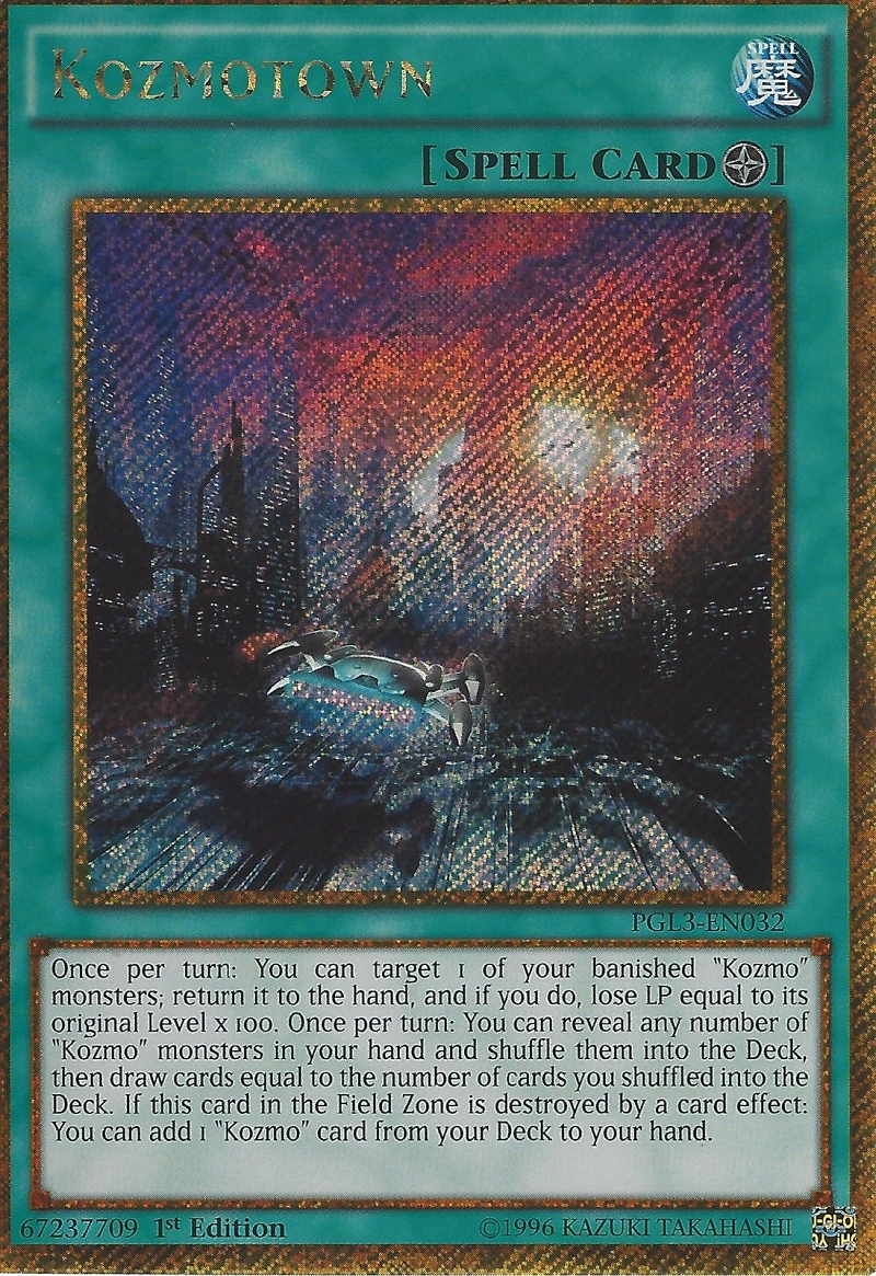 Kozmotown [PGL3-EN032] Gold Secret Rare