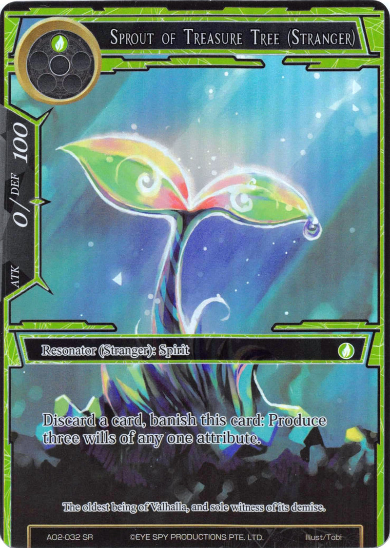 Sprout of Treasure Tree (Stranger) (Full Art) (AO2-032) [Alice Origin II]