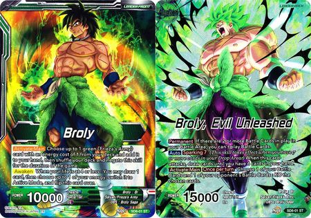 Broly // Broly, Evil Unleashed (Starter Deck Exclusive) (SD8-01) [Dest Broly // Broly, Evil Unleashed (Starter Deck Exclusive) (SD8-01) [Dest