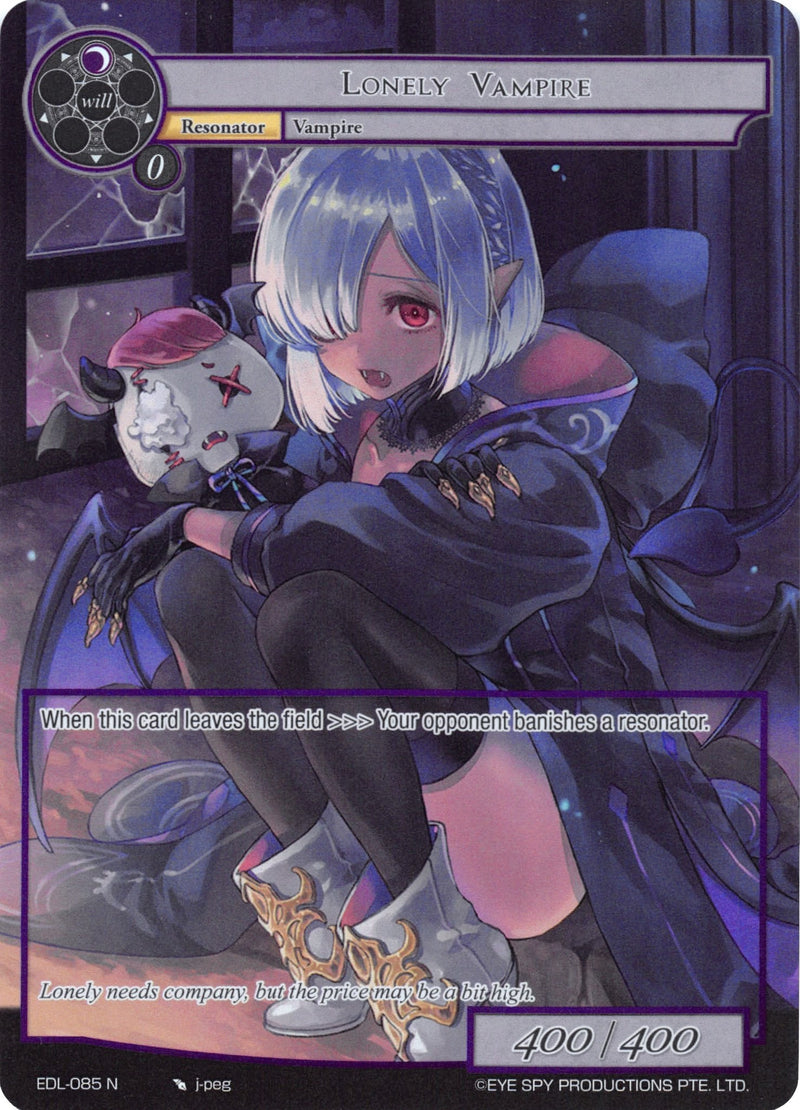 Lonely Vampire (Full Art) (EDL-085) [The Epic of the Dragon Lord]