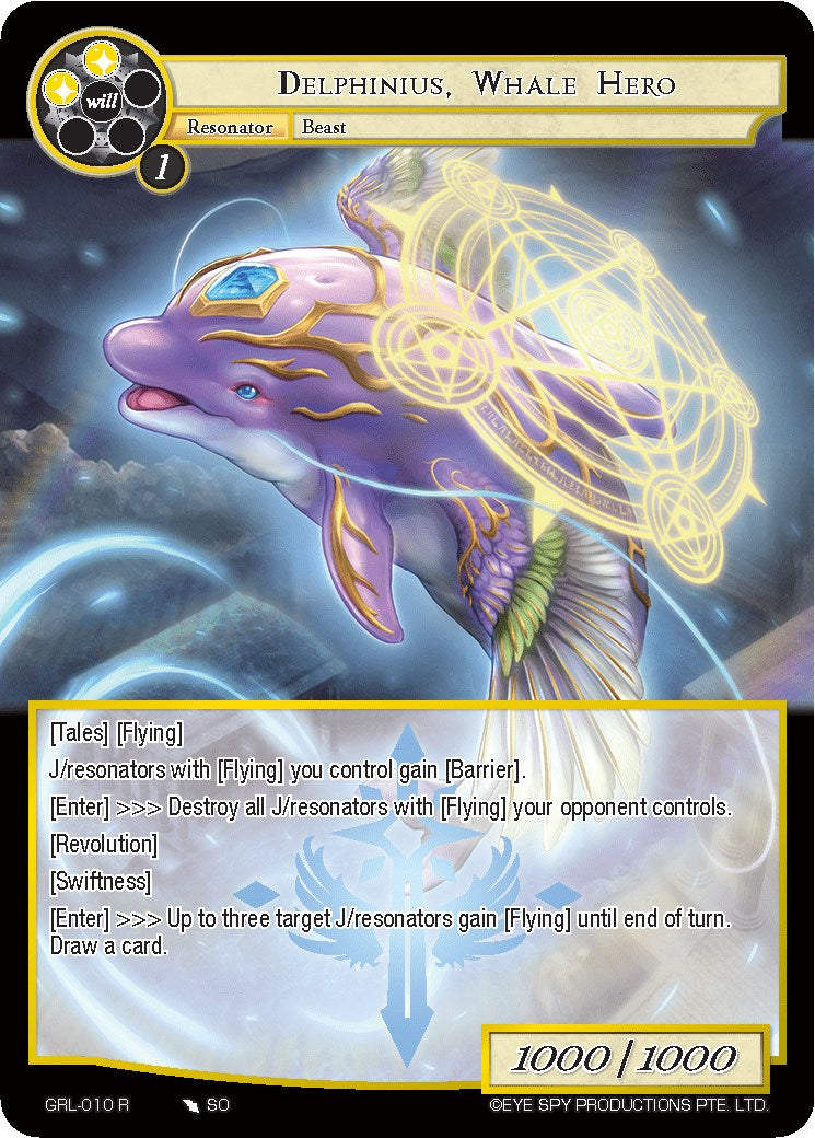 Delphinius, Whale Hero (GRL-010) [Game of Gods: Reloaded]