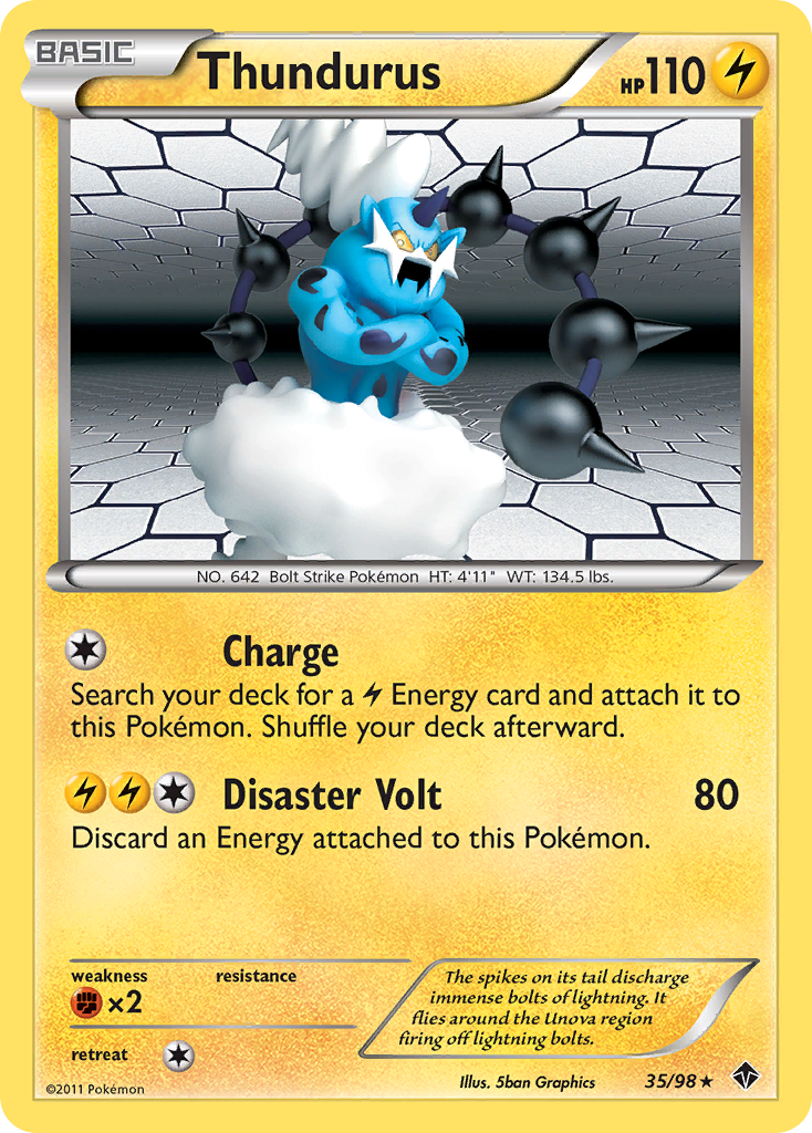 Thundurus (35/98) [Black & White: Emerging Powers]