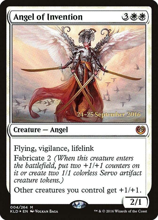 Angel of Invention [Kaladesh Prerelease Promos]