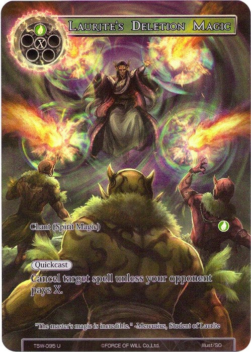 Laurite's Deletion Magic (Full Art) (TSW-095) [The Time Spinning Witch]