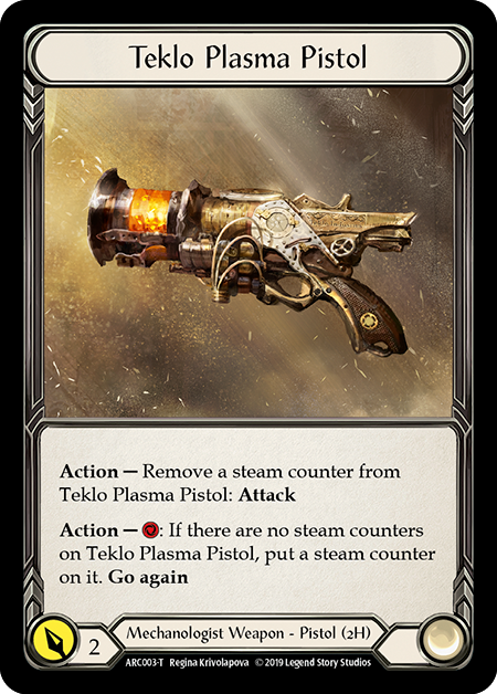 Death Dealer // Teklo Plasma Pistol [ARC040 // ARC003] (Arcane Rising)  1st Edition Normal