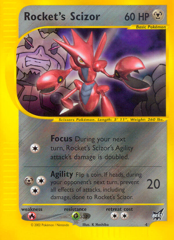 Rocket's Scizor (4) [Best of Promos]