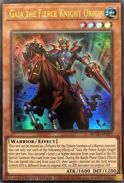 Gaia the Fierce Knight Origin [ROTD-ENSP1] Ultra Rare