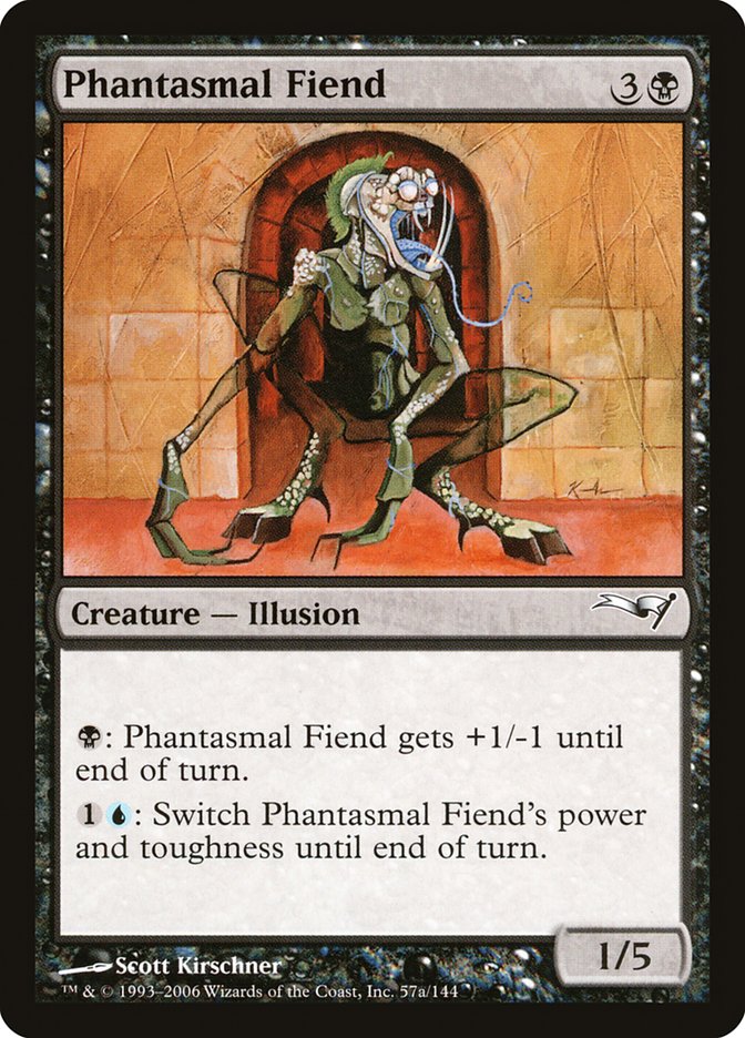 Phantasmal Fiend [Coldsnap Theme Decks]