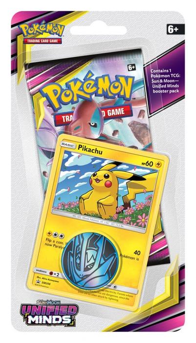 Pokémon TCG: Unified Minds Single Pack Blister: Pikachu