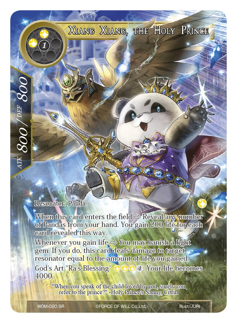 Xiang Xiang, the Holy Prince (Full Art) (WOM-020) [Winds of the Ominous Moon]