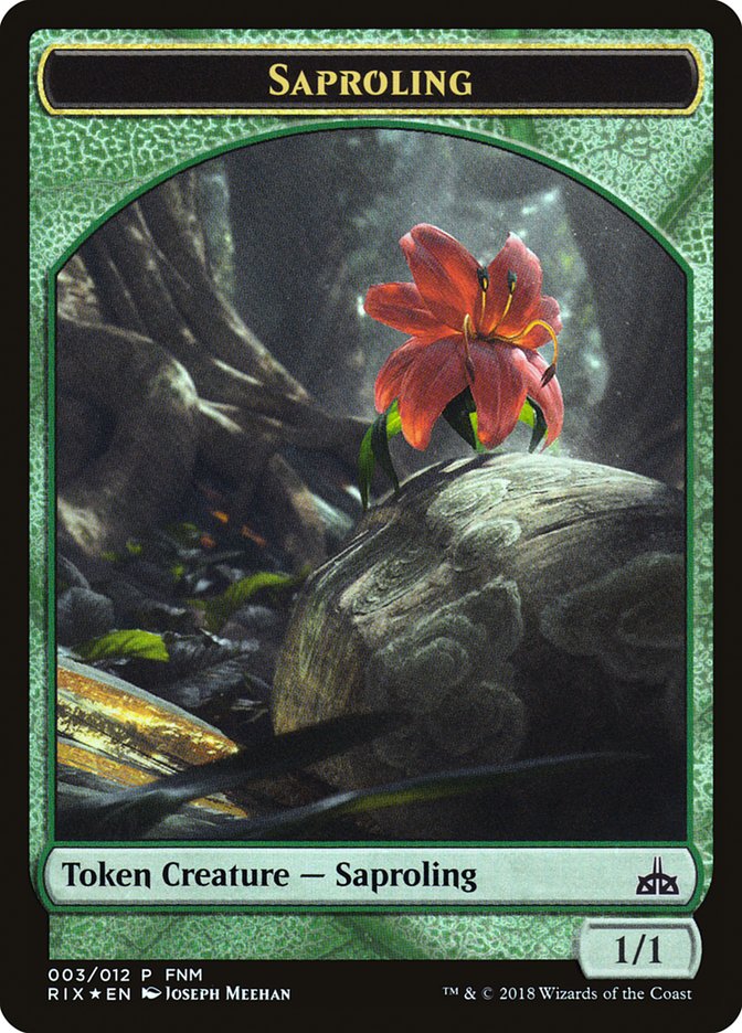 Illusion // Saproling Double-Sided Token [Friday Night Magic 2018]