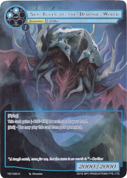 Sky Ruler of the Demonic World (Full Art) (TST-030) [The Seventh]