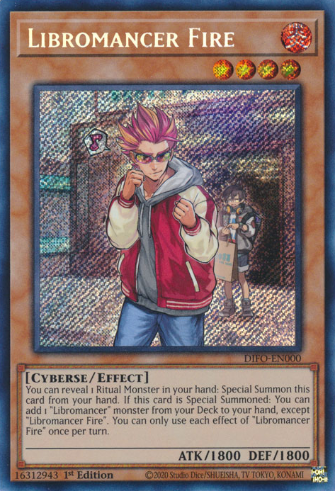 Libromancer Fire [DIFO-EN000] Secret Rare