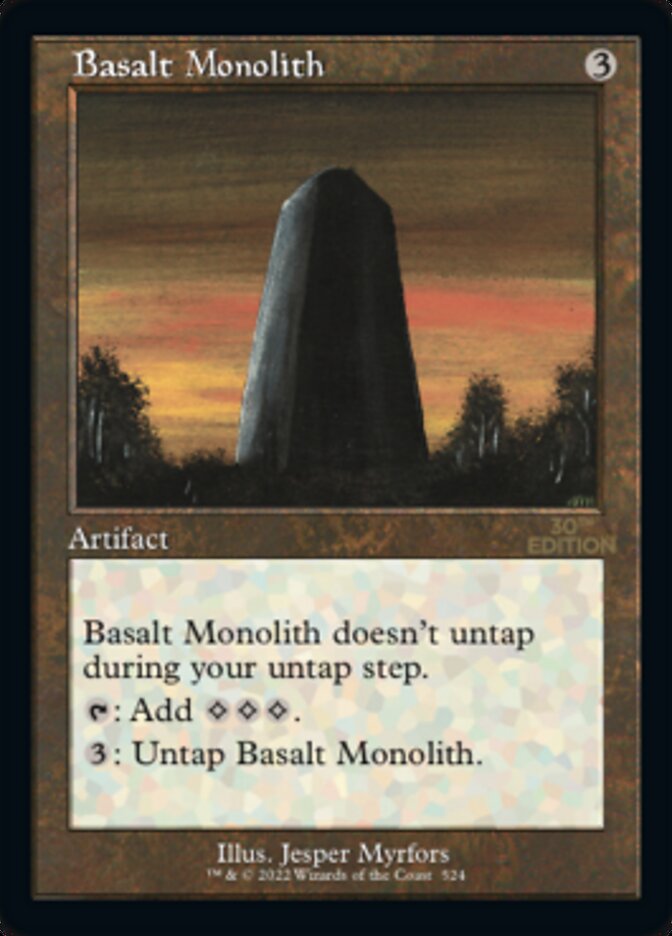 Basalt Monolith (Retro) [30th Anniversary Edition]