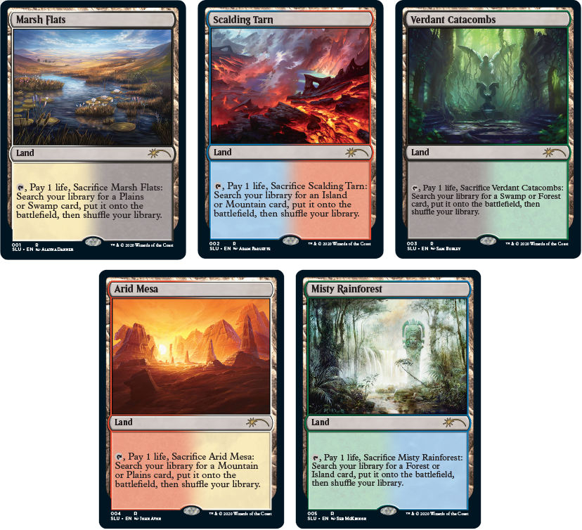 Magic the Gathering: Secret Lair Ultimate Edition: The Enemy Fetch Lan Magic the Gathering: Secret Lair Ultimate Edition: The Enemy Fetch Lan